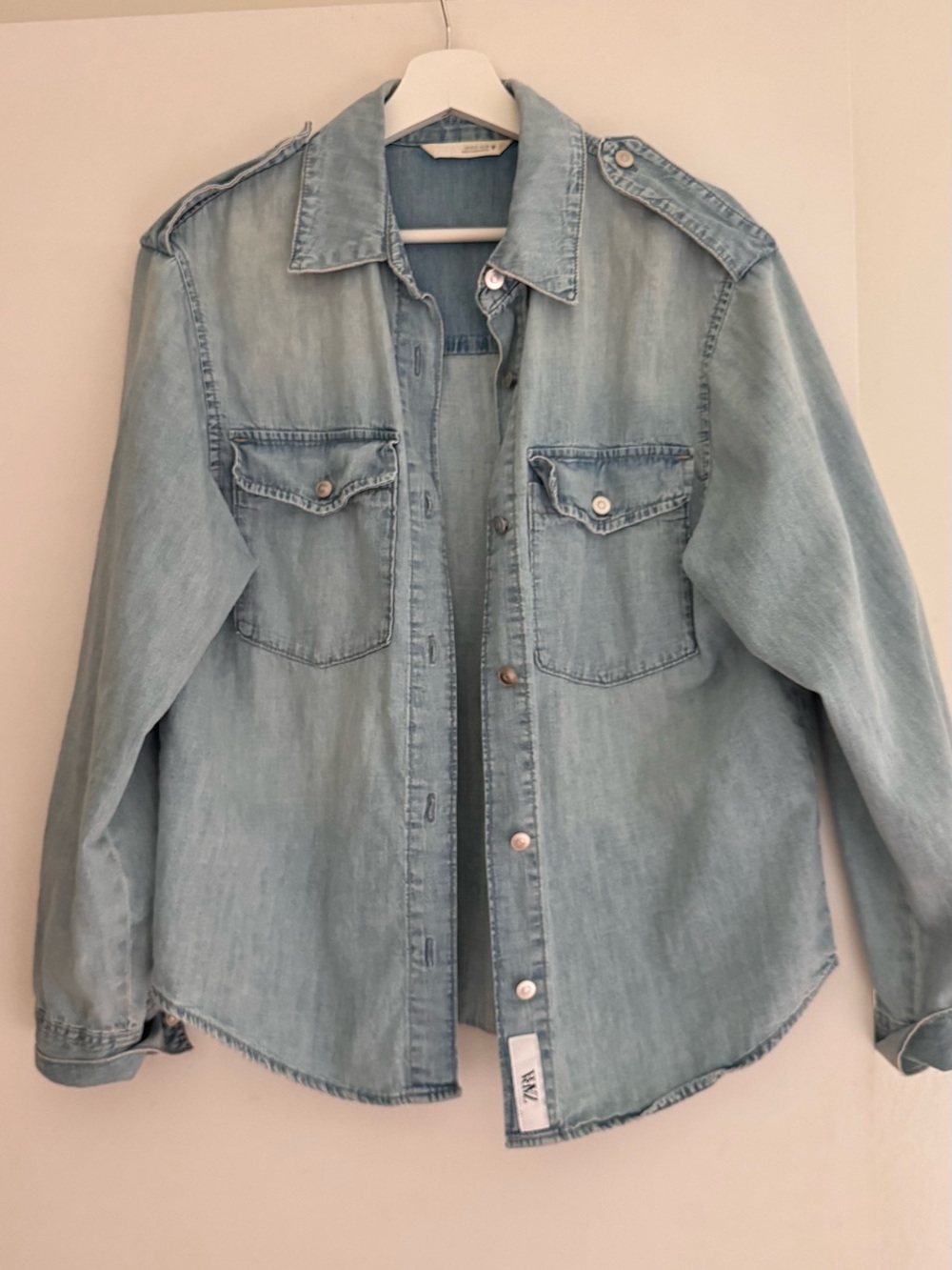 Zara Denim Shirt - Picture 2 of 6